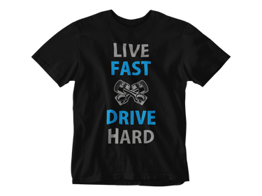 Camiseta Live Fast Drive Hard